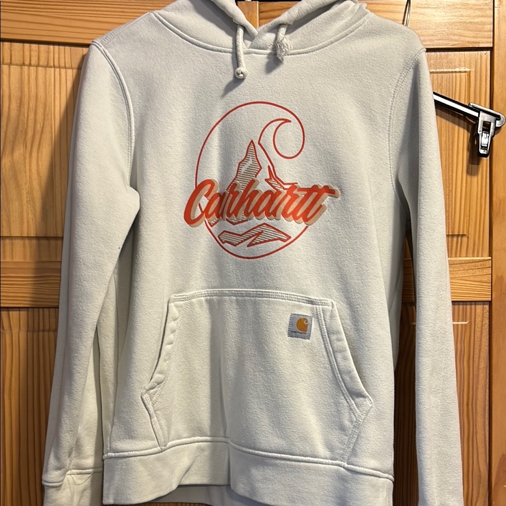 Carhartt Women's Cream Hoodie Sweater